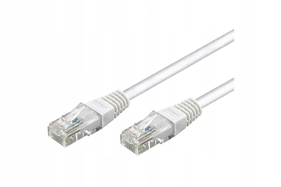 Kabel CAT 6 U/UTP 5m PVC Biały – Niezawodne połączenie sieciowe