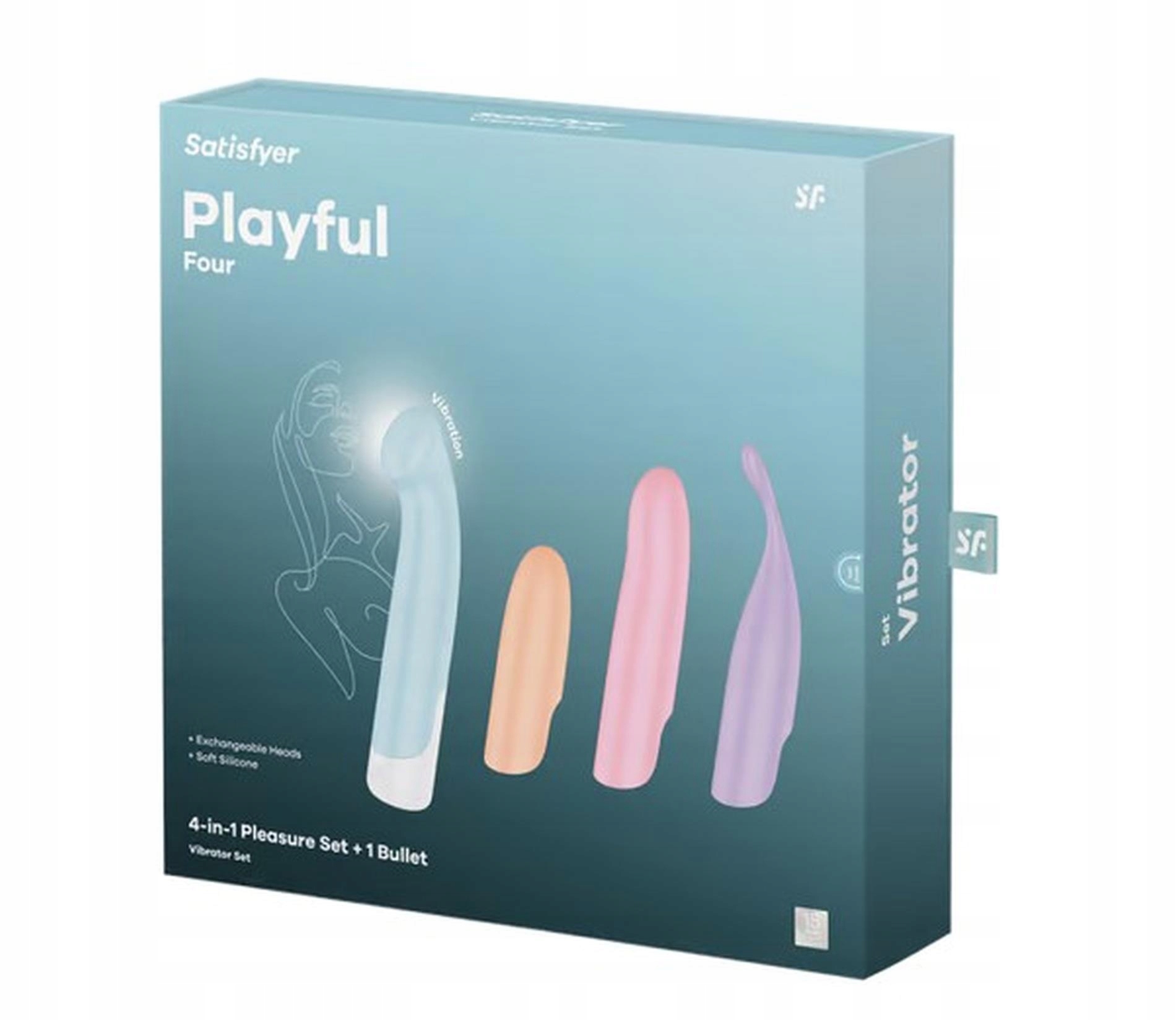 Satisfyer Playful Four – Zestaw Wibratorów 4w1 dla Twojej Przyjemności