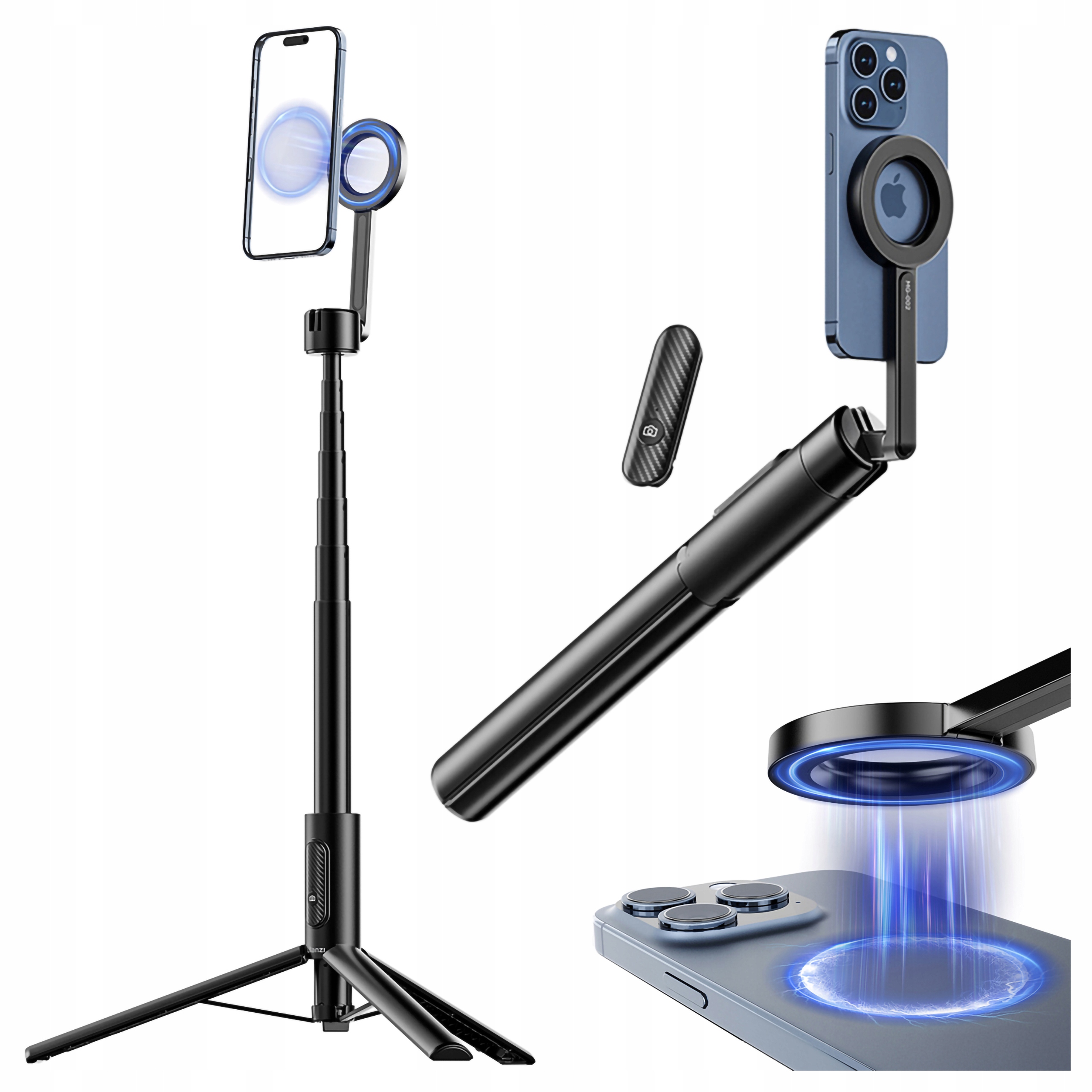 Wszechstronność w funkcji statywu i selfie sticka