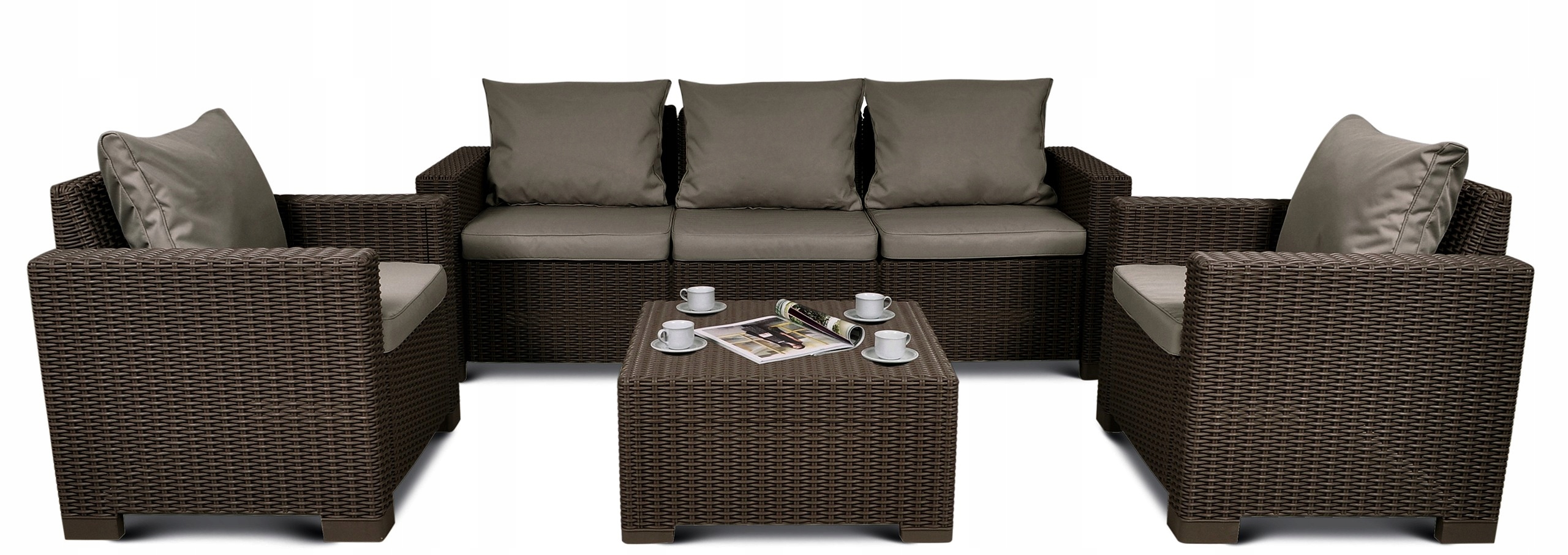 Materiał i trwałość – Rattan efekt