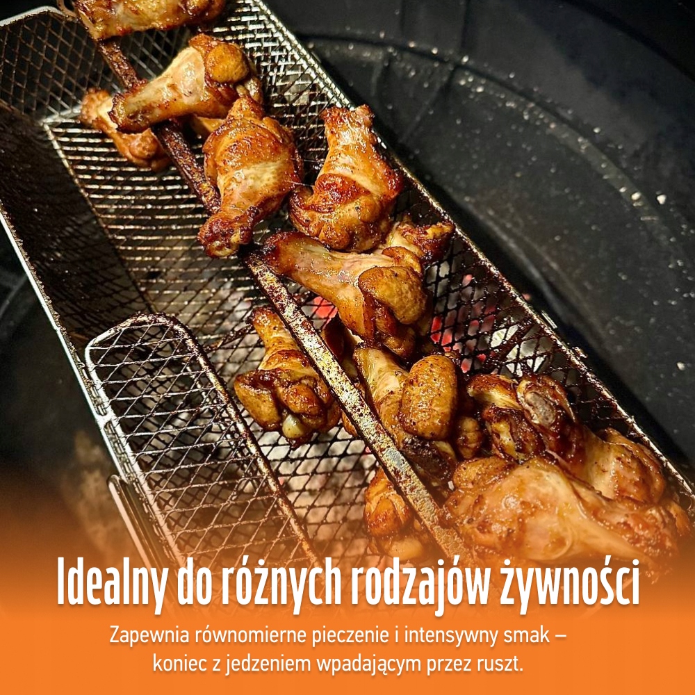 Przestronny i regulowany design dla większych ilości jedzenia