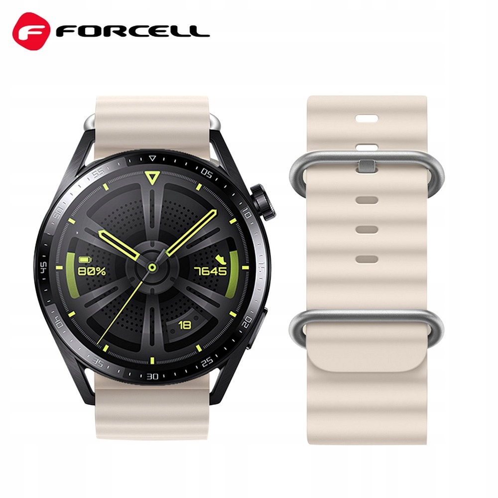 Pasek silikonowy Forcell F-DESIGN FS01 do Samsung Galaxy Watch 20mm – Styl i wygoda