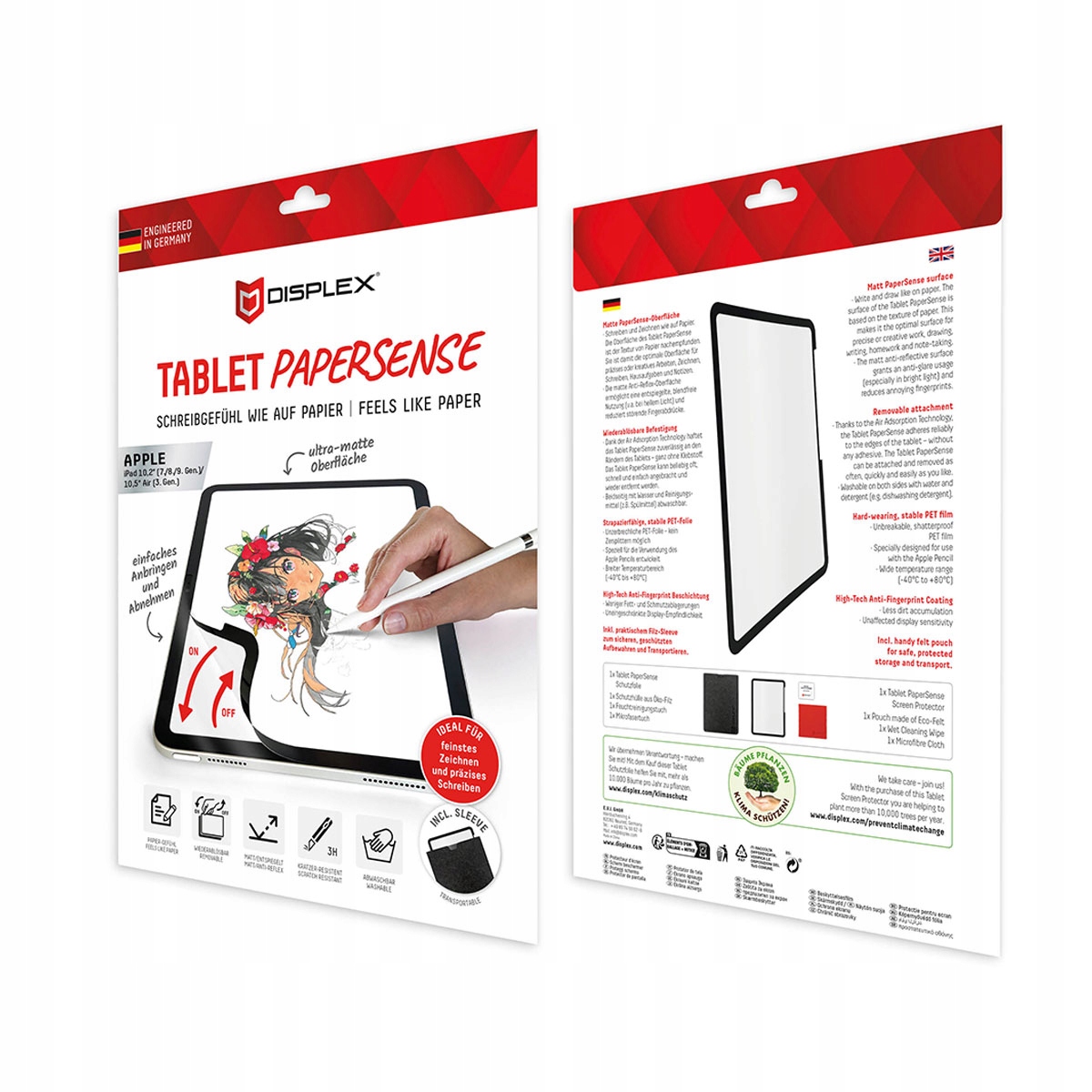 DISPLEX Tablet PaperSense – Idealna folia do iPadów 7/8/9 Gen i Air (3. Gen)