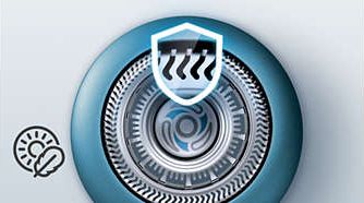 Ostrza golą dokładnie i chronią skórę nawet w przypadku 3-dniowego zarostu