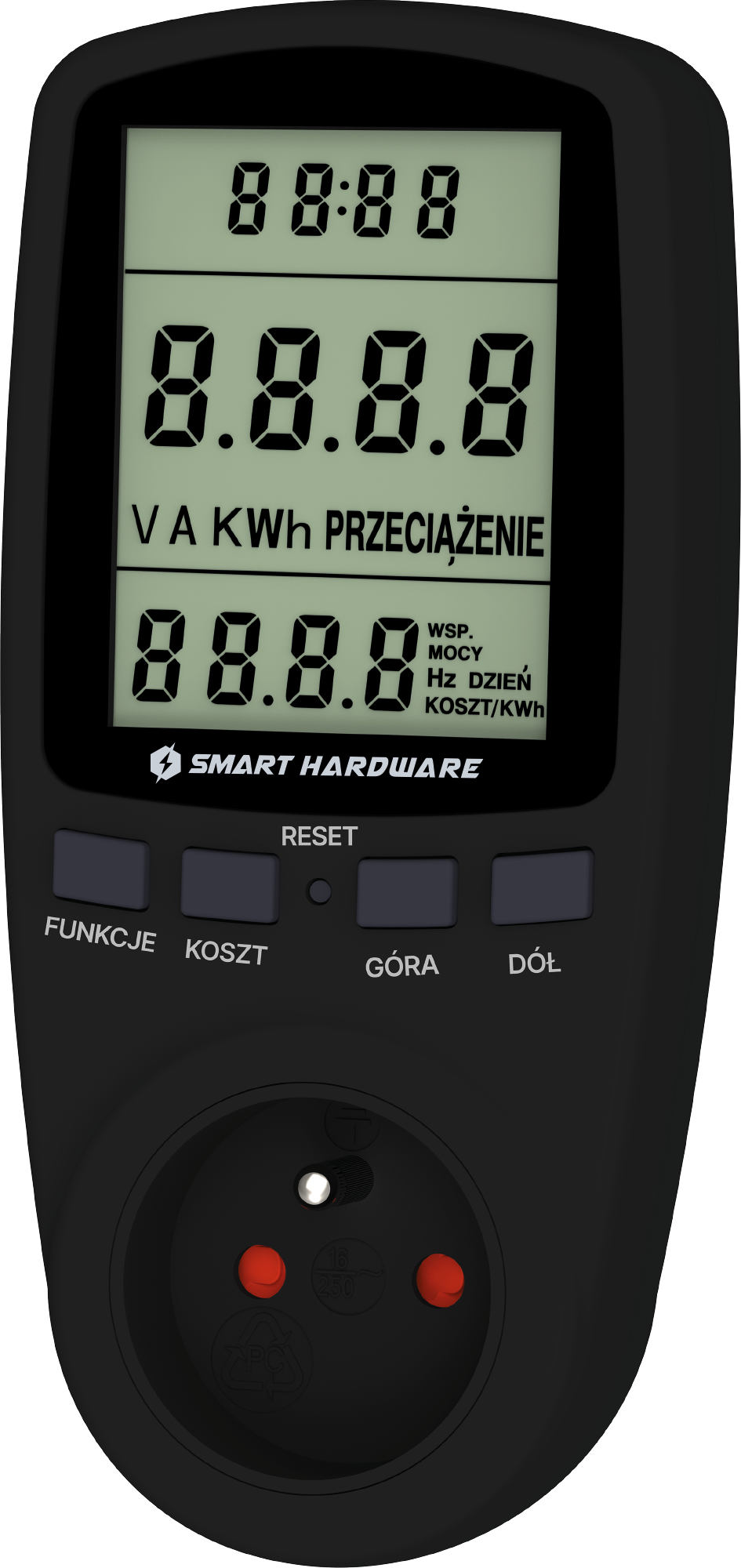 Funkcje pomiaru zużycia energii i kosztów