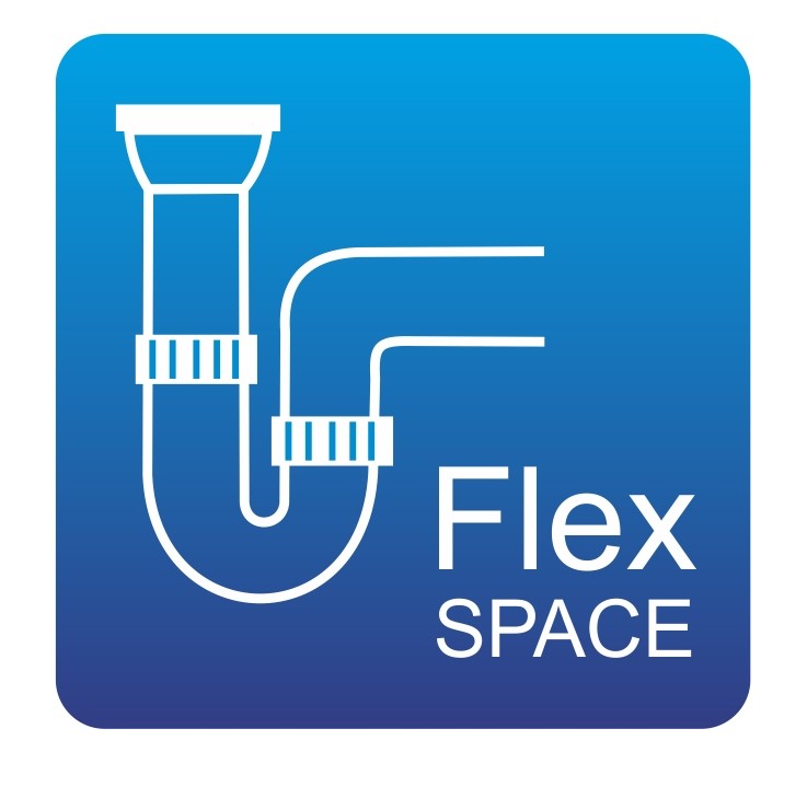 Trwały zlew granitowy z systemem Flex Space