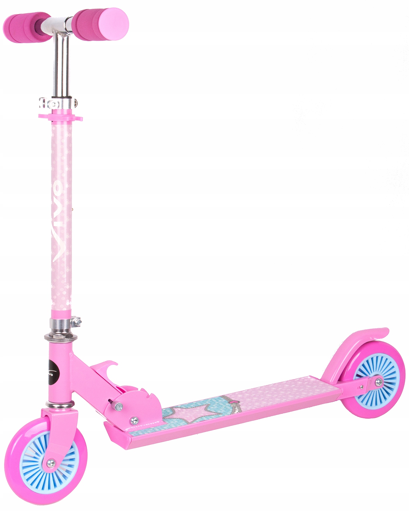 Hulajnoga Vivo SG-120 120mm różowa – Idealna dla młodych odkrywców