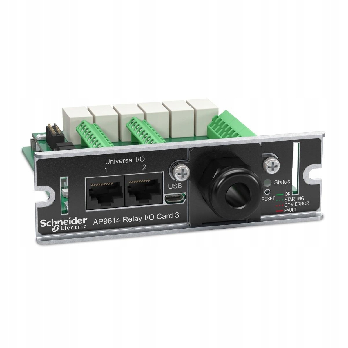 Karta AP9614 APC Dry Contact I/O – Niezawodne połączenie z urządzeniami peryferyjnymi