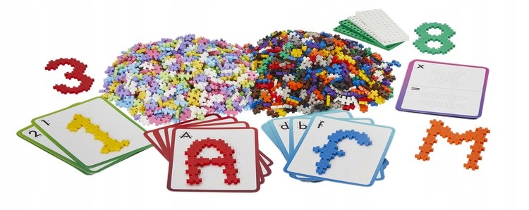 Zestaw klocków do nauki liter i cyfr