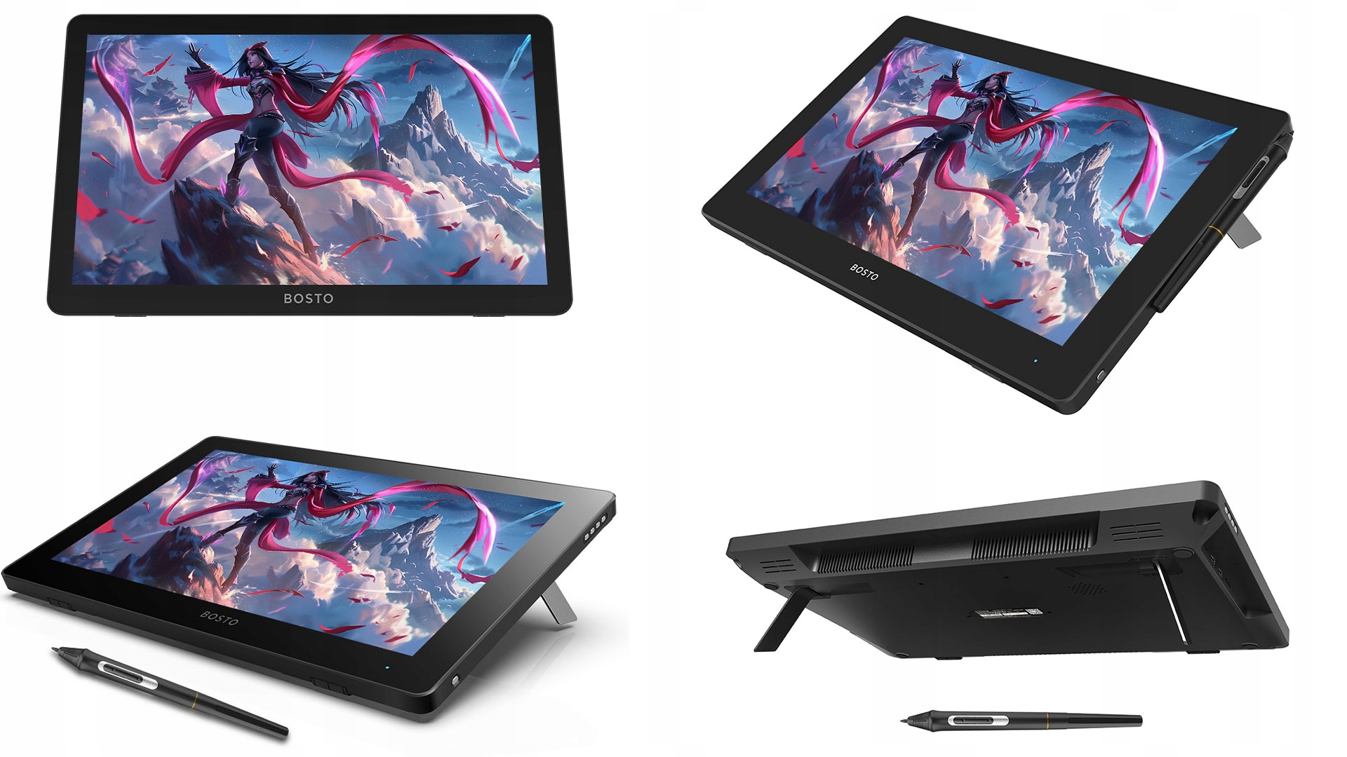 Wysokiej jakości ekran LCD 18,5 z rozdzielczością 1920x1080