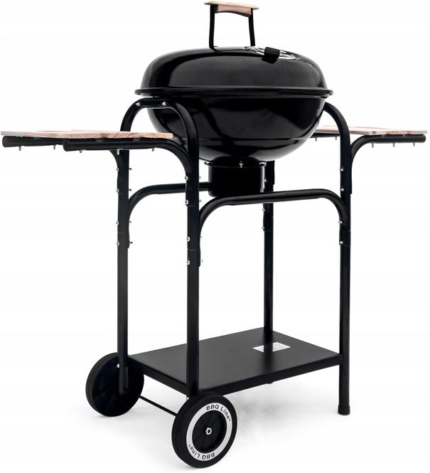 Grill ogrodowy z pokrywą.