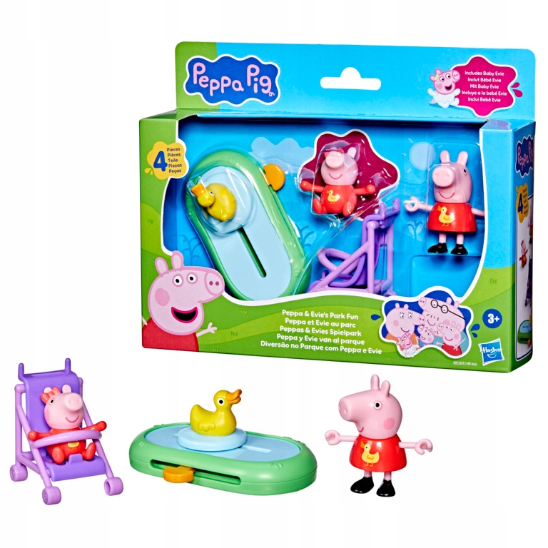 Peppa i Evie w Parku – Zestaw zabawkowy Peppa Pig