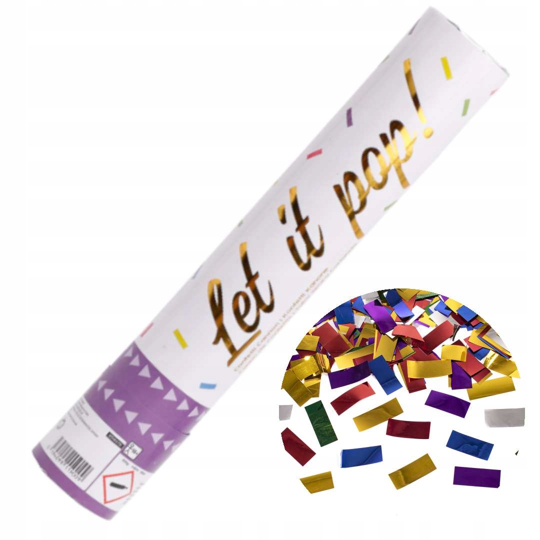 Efektowne konfetti w formie kolorowych pasków