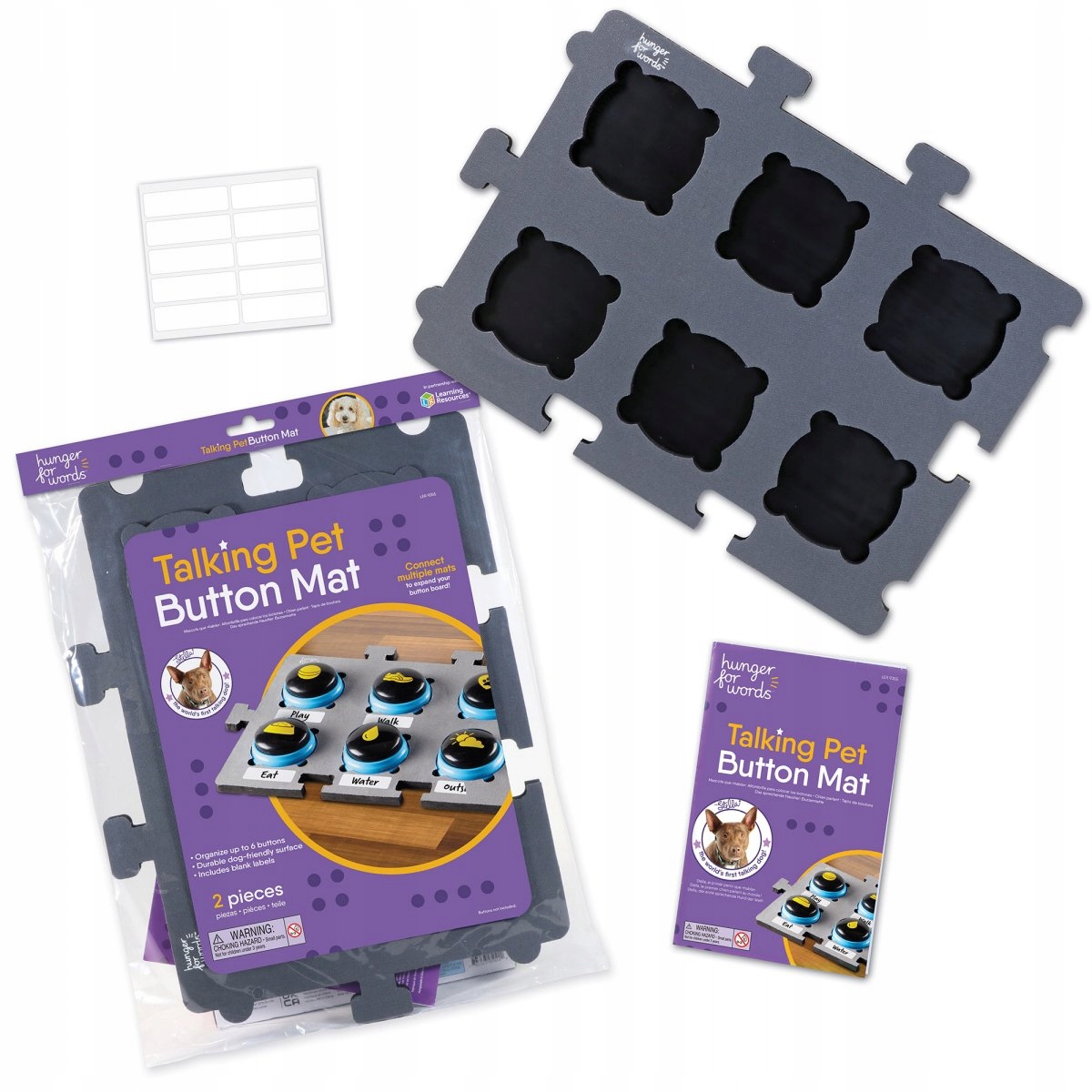Hunger for Words TALKING PET Button Mat – Odkryj świat komunikacji ze swoim pupilem