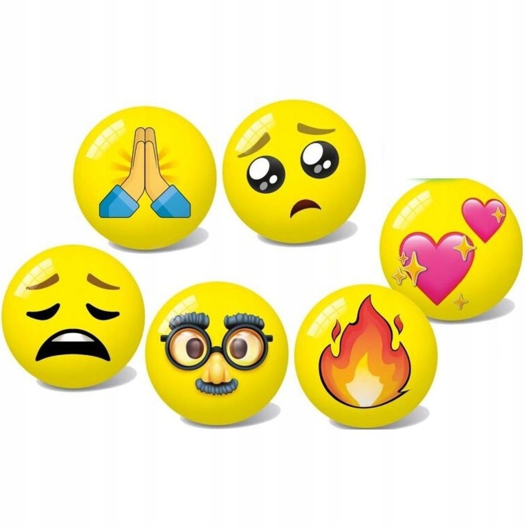 Piłka Emoji 23cm – Radość zabawy dla każdego dziecka