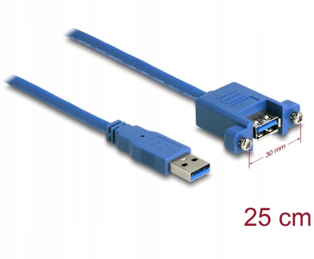 Długość kabla 25 cm – Idealna do zabudowy panelowej