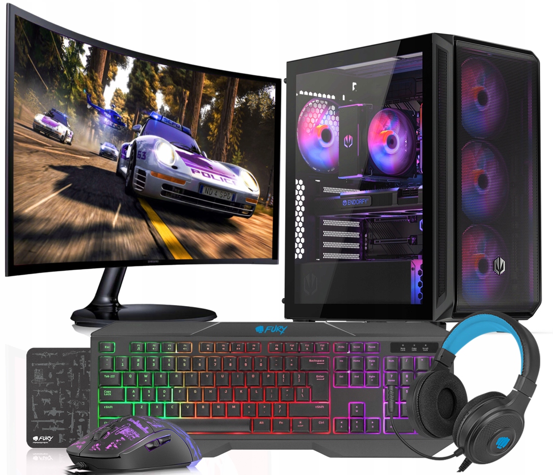Komputer Vist ZESTAW PB ENDORFY Ryzen 9 5900X RTX 4060 64GB SSD 1TB W11 27
