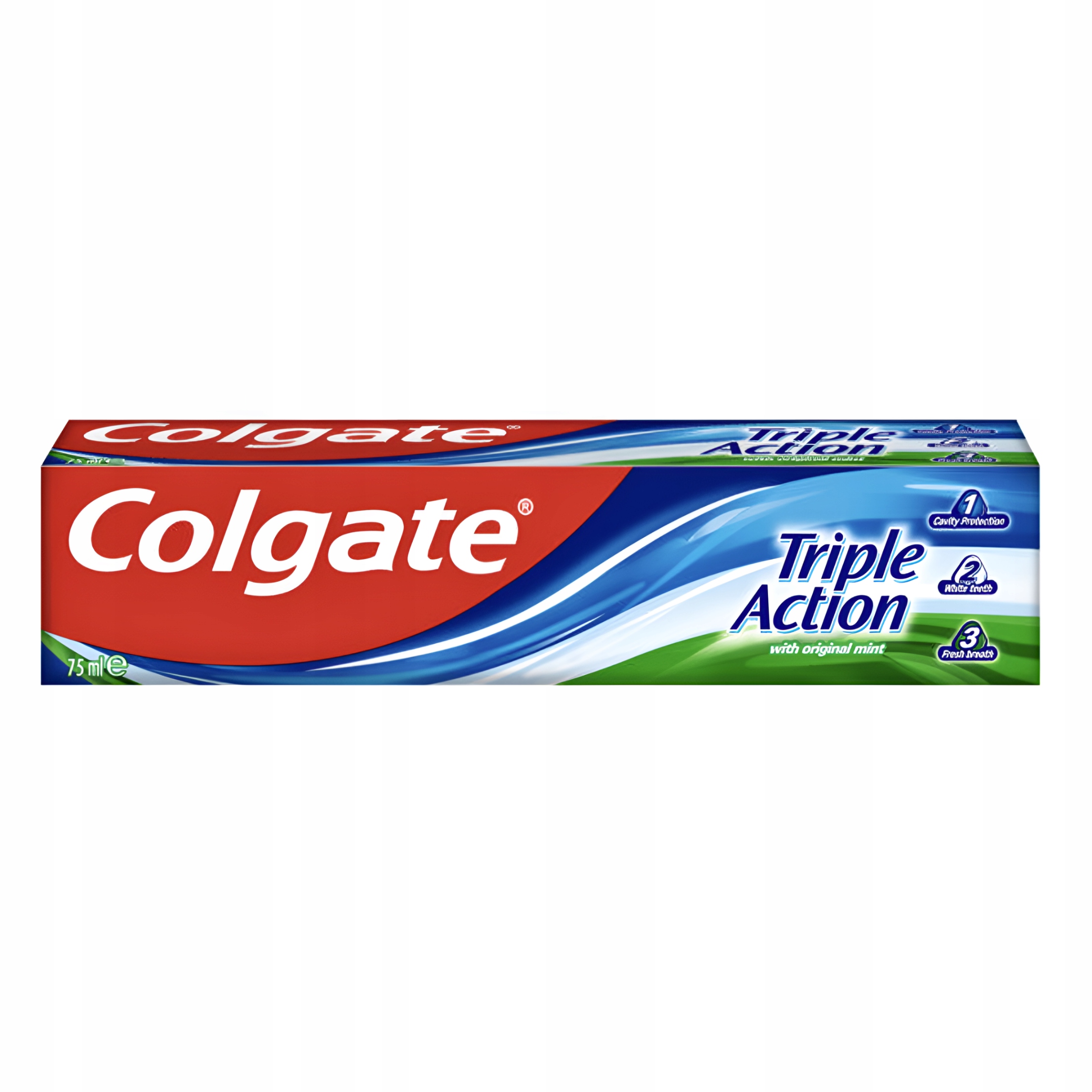 Pasta do zębów Colgate Triple Action 75 ml – Trzykrotna Ochrona i Świeżość