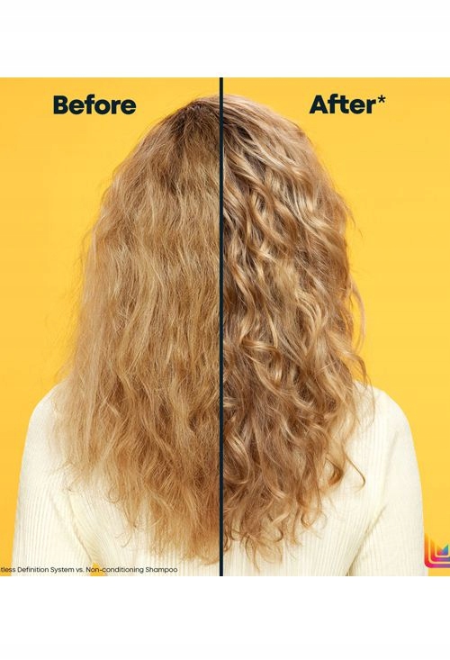 Podkreślenie struktury falowanych włosów