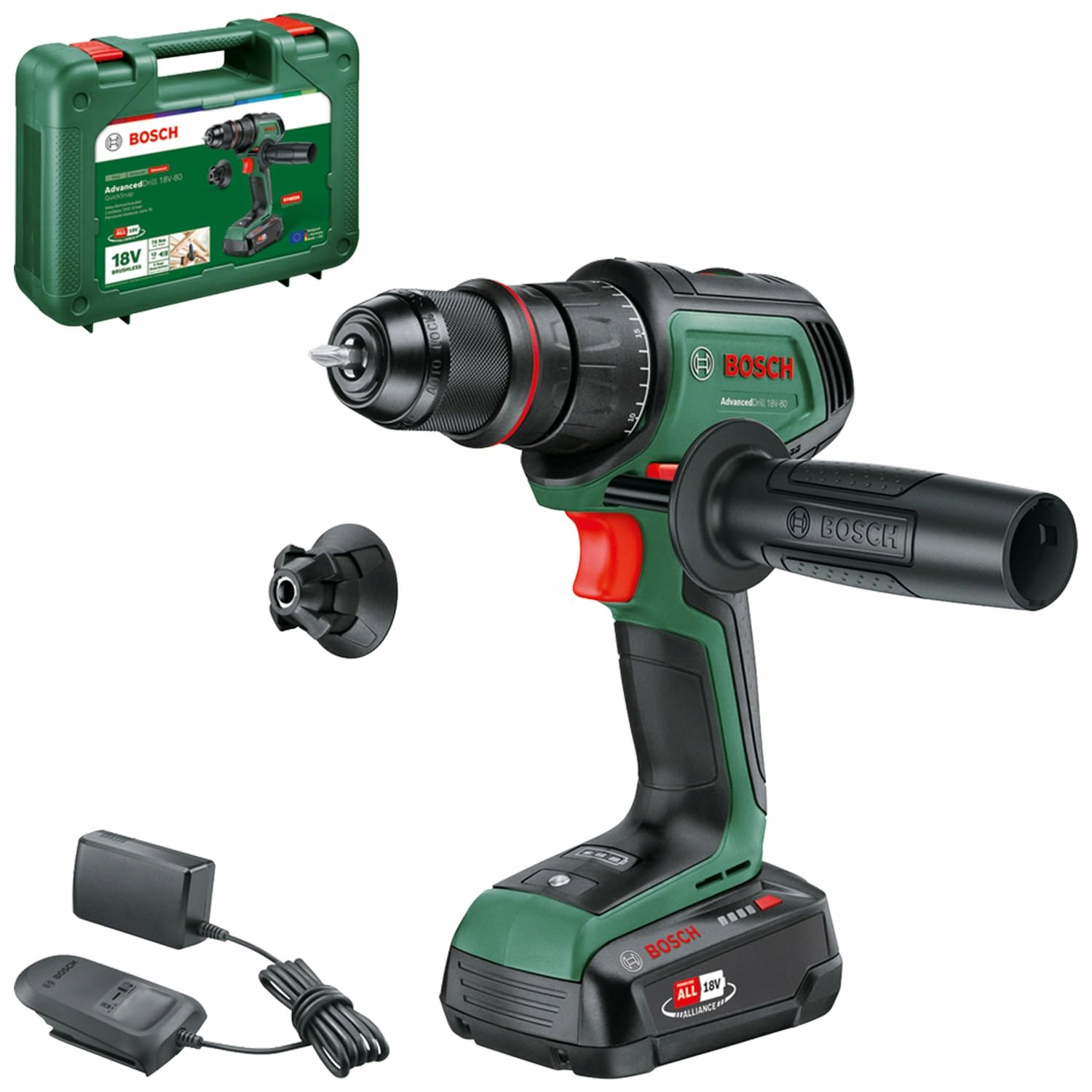 Wkrętarka akumulatorowa Bosch AdvancedImpact 18V-80 Quicksnap – Wydajność i wszechstronność w jednym