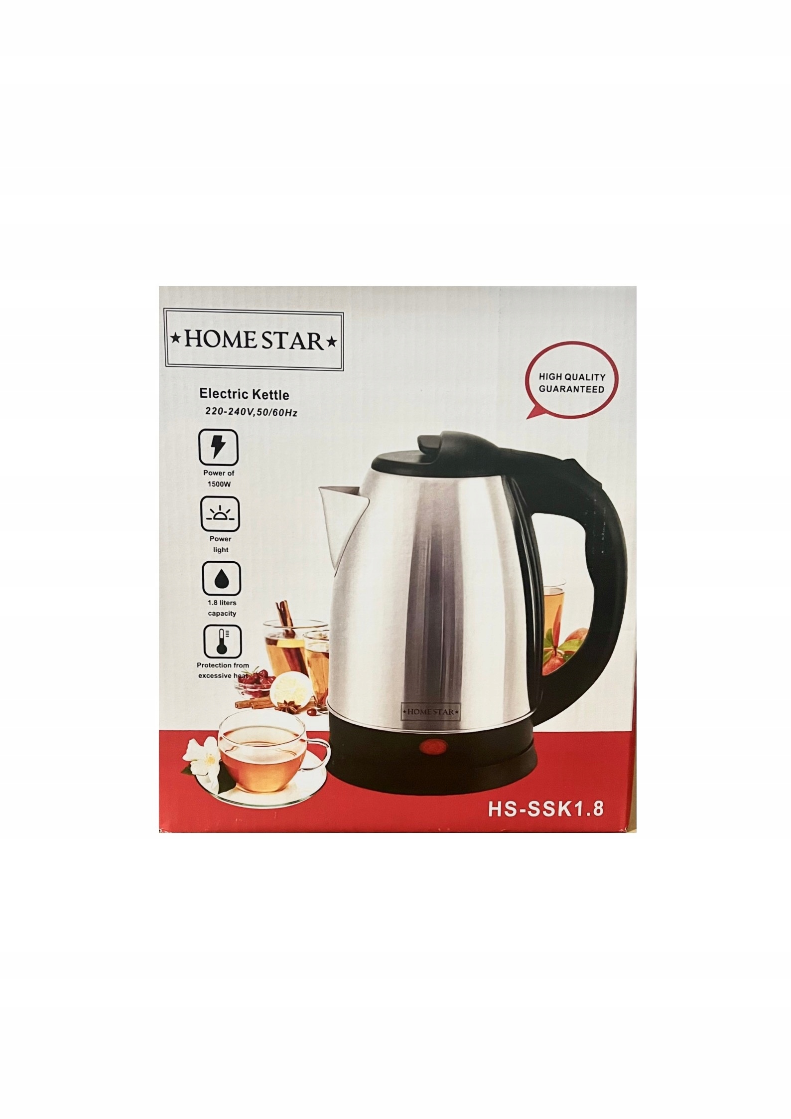 Czajnik elektryczny bezprzewodowy Water Kettle SSK-1.7L – Idealny wybór do Twojej kuchni