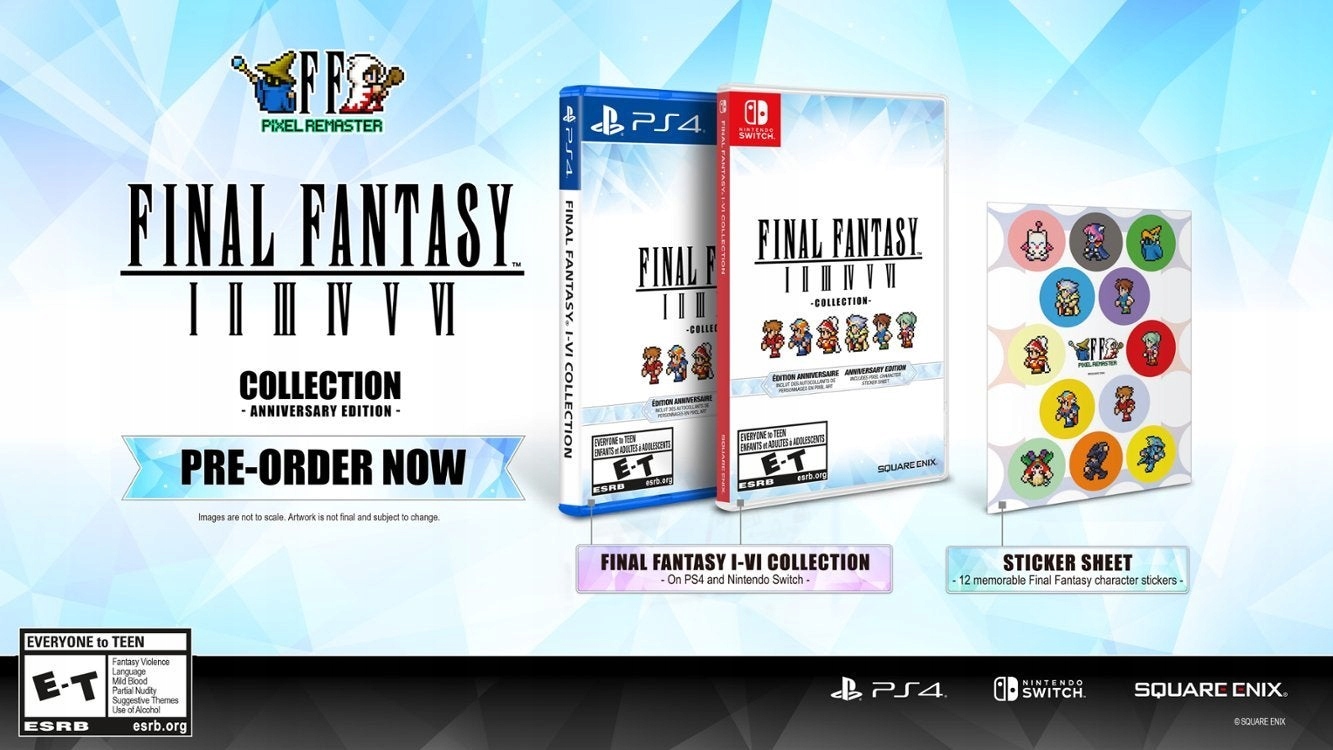 Final Fantasy I-VI Collection Anniversary Edition (NSW) – Klasyka RPG w nowej odsłonie