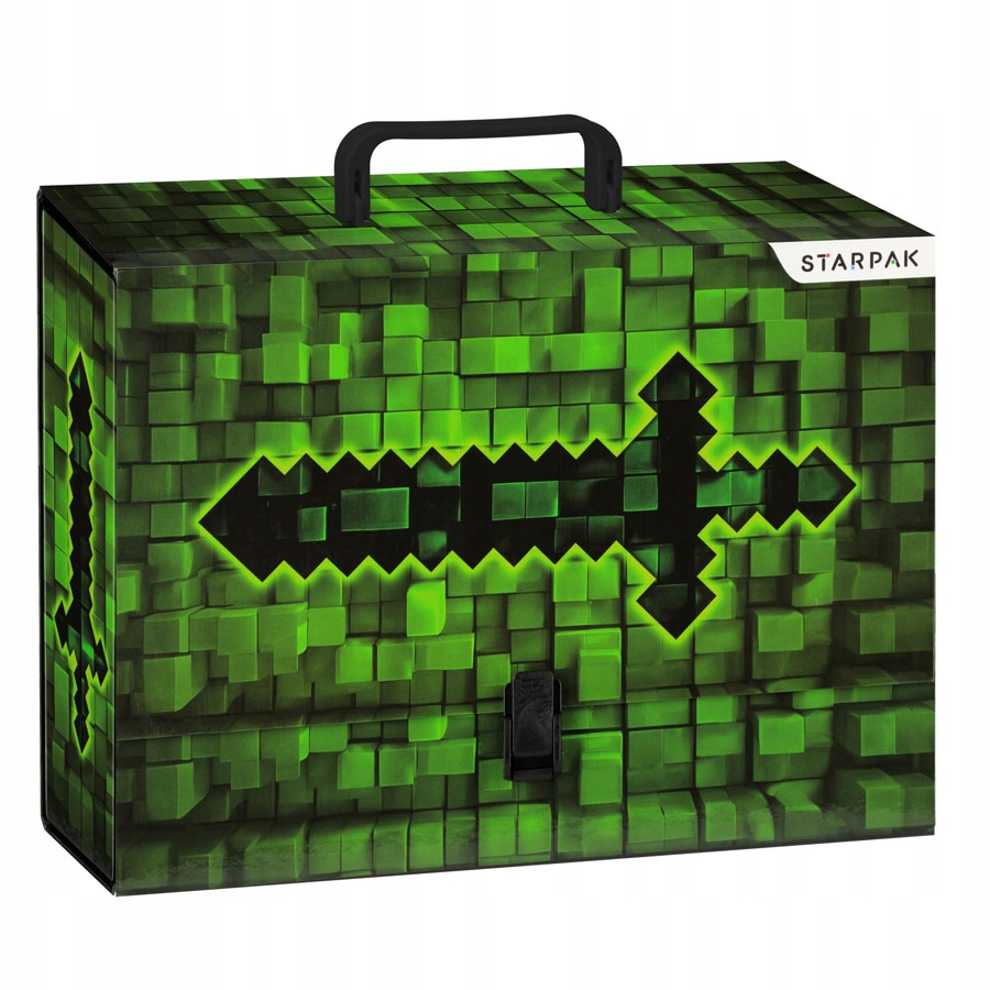 Teczka z rączką A4/95mm Pixel Game STK – Idealna do szkoły i biura