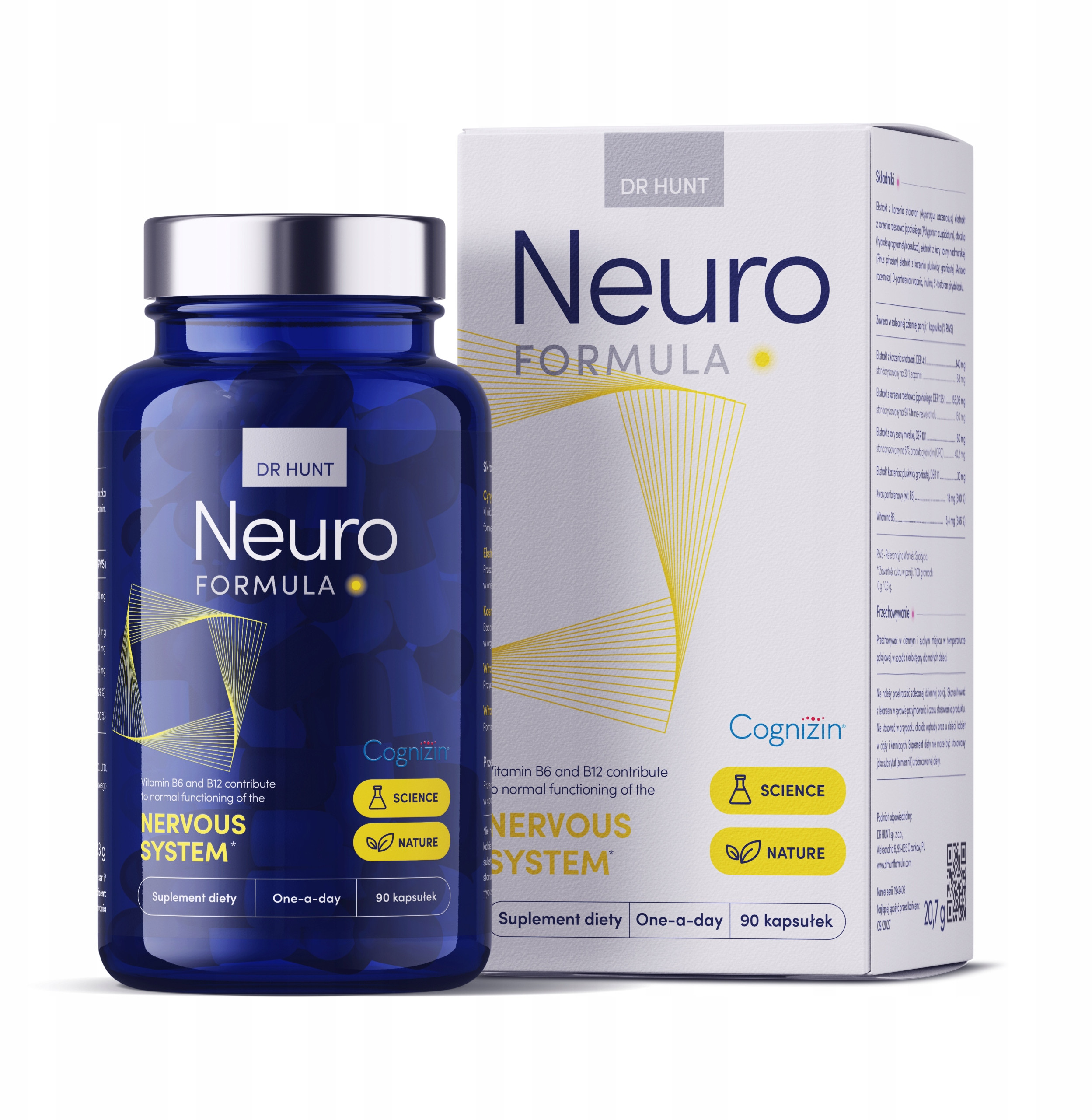Dr Hunt - Neuro Formula – Suplement dla zdrowia mózgu