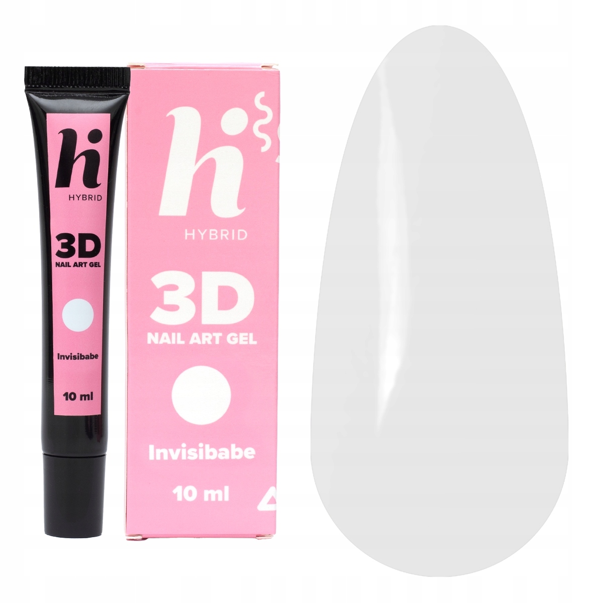 HI HYBRID Nail Art Żel do zdobień 3D Invisibabe – Twój sekret do spektakularnego manicure