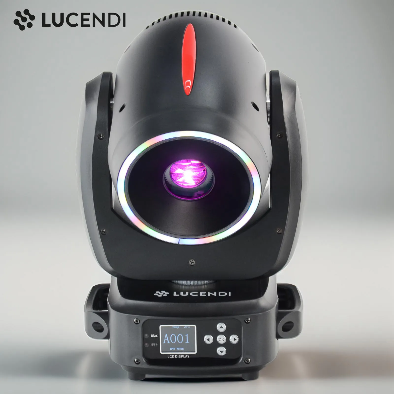 Głowa ruchoma 120W Spot Ring Lucendi – Profesjonalne oświetlenie dla DJ-ów i eventów