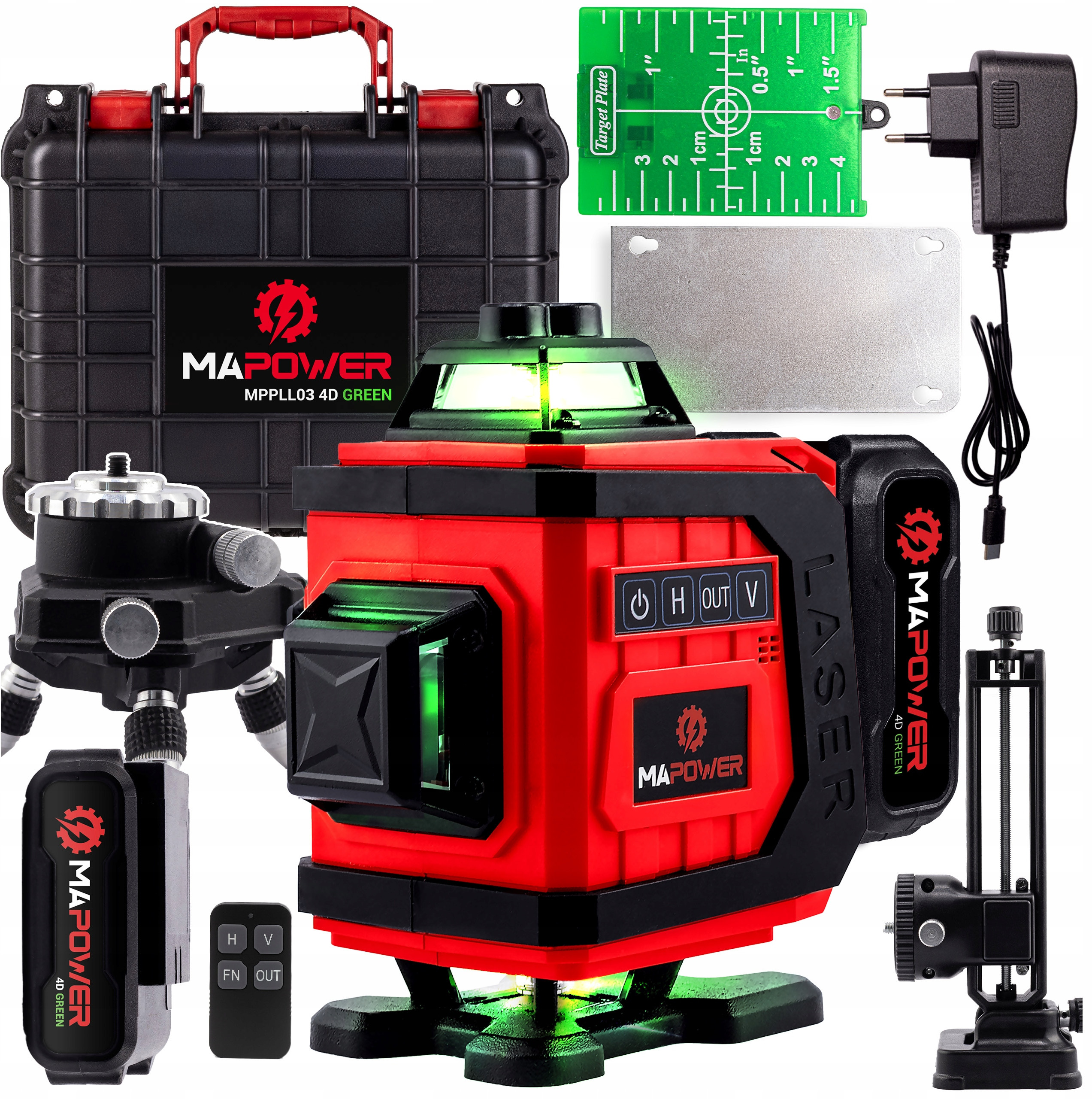 Stabilna aluminiowa podstawa i regulowane akcesoria w zestawie