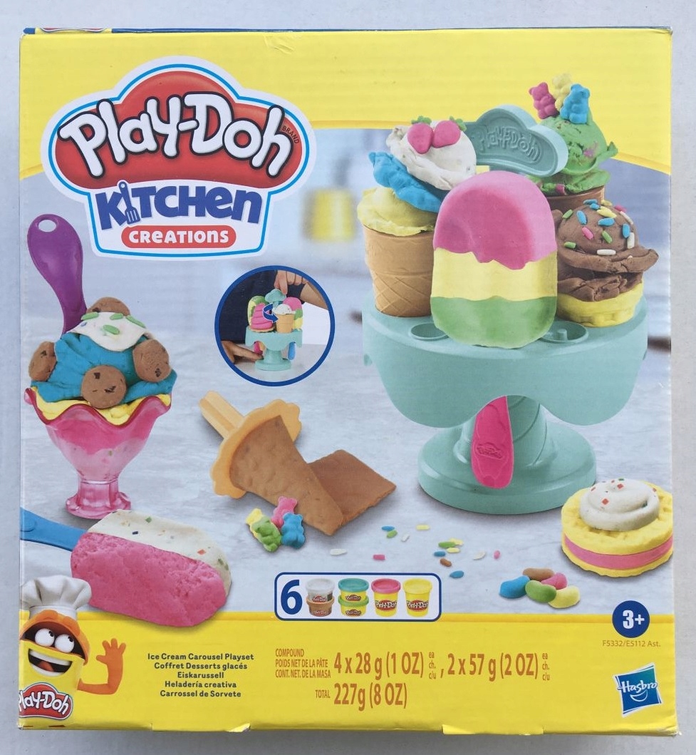 PLAY-DOH Ciastolina Lody Zestaw E5112 F5332 – Kreatywna zabawa dla dzieci