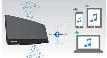Przesyłanie strumieniowe muzyki przez Bluetooth® dzięki parowaniu wielu urządzeń