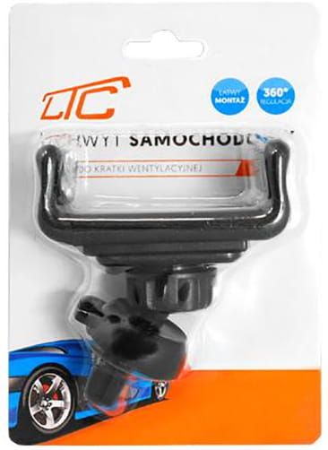 Uchwyt samochodowy GSM marki LTC w opakowaniu
