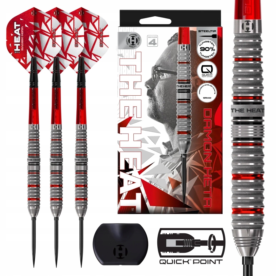 Rzutki do darta Harrows Damon Heta Series 4 90% Steeltip 23 g – Precyzja i kontrola w każdym rzucie