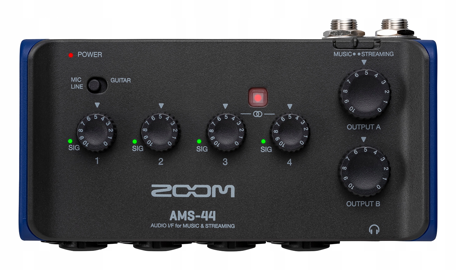 Zoom AMS-44 Interfejs audio 4 wejścia/4 wyjścia USB-C – Idealne rozwiązanie dla muzyków