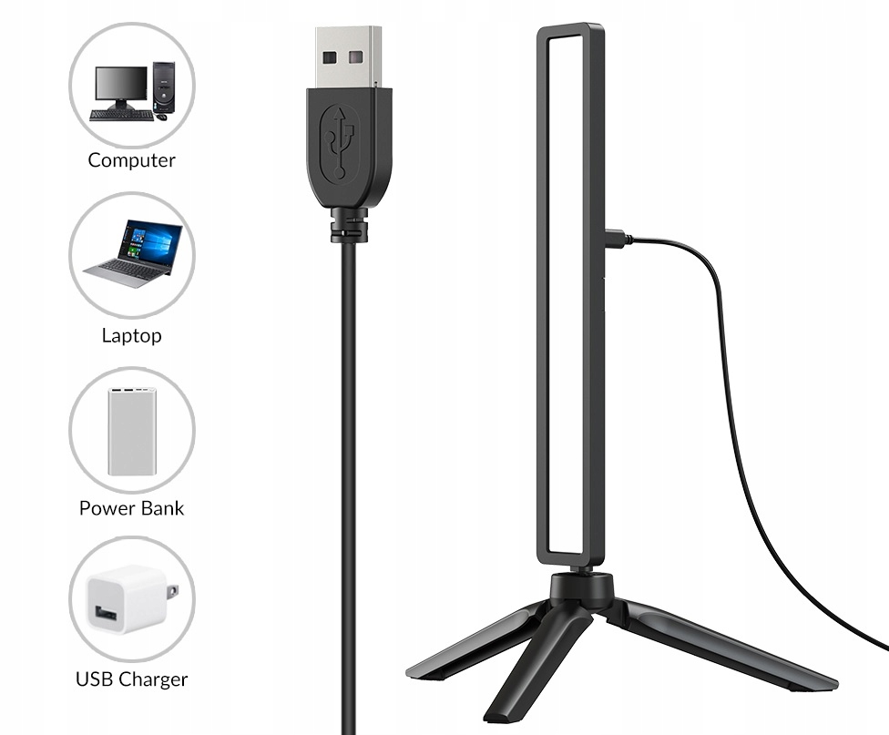 Zintegrowany pilot sterujący z kablem zasilającym