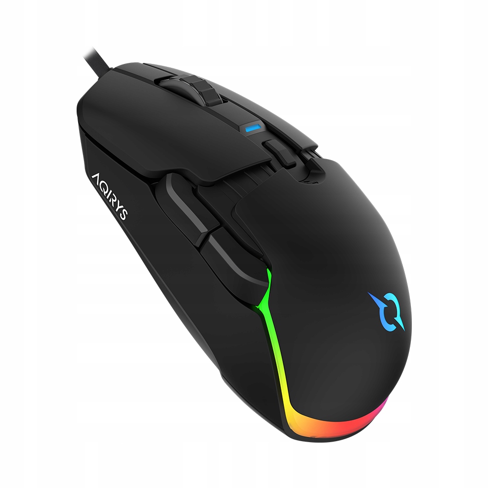 AQIRYS Myszka przewodowa LYNX black – Precyzja i wygoda w każdej grze