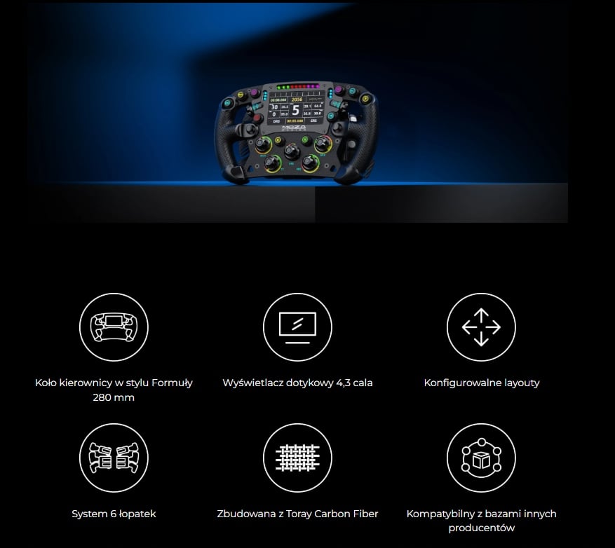 Innowacyjne technologie w kierownicy MOZA Racing