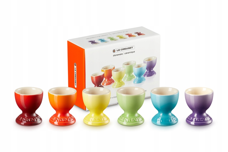 Zestaw kieliszków na jajka Le Creuset – Kolorowa elegancja na Twoim stole