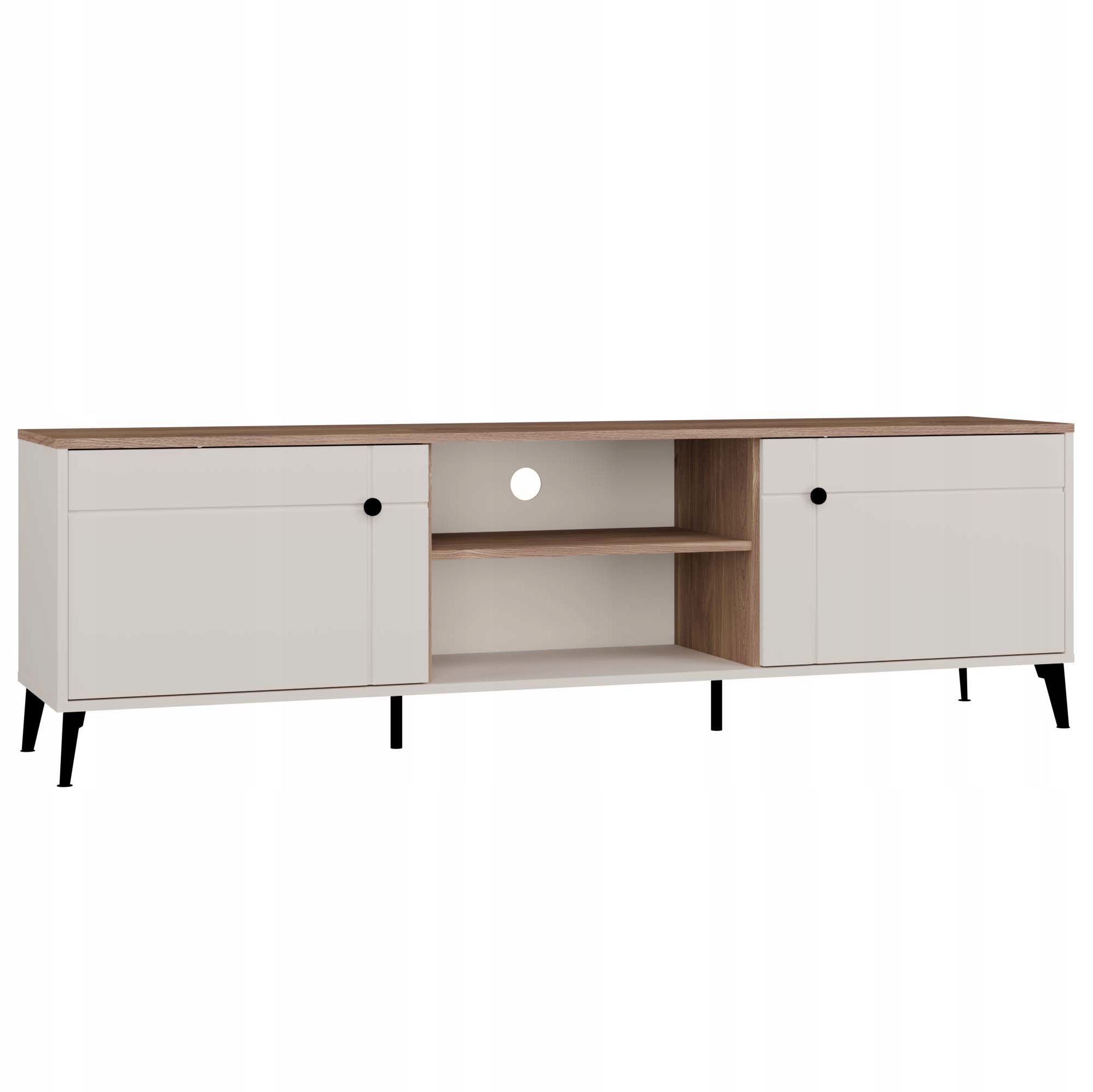 Szafka RTV POINT 2D KASZMIROWA – Elegancja i nowoczesność w Twoim salonie