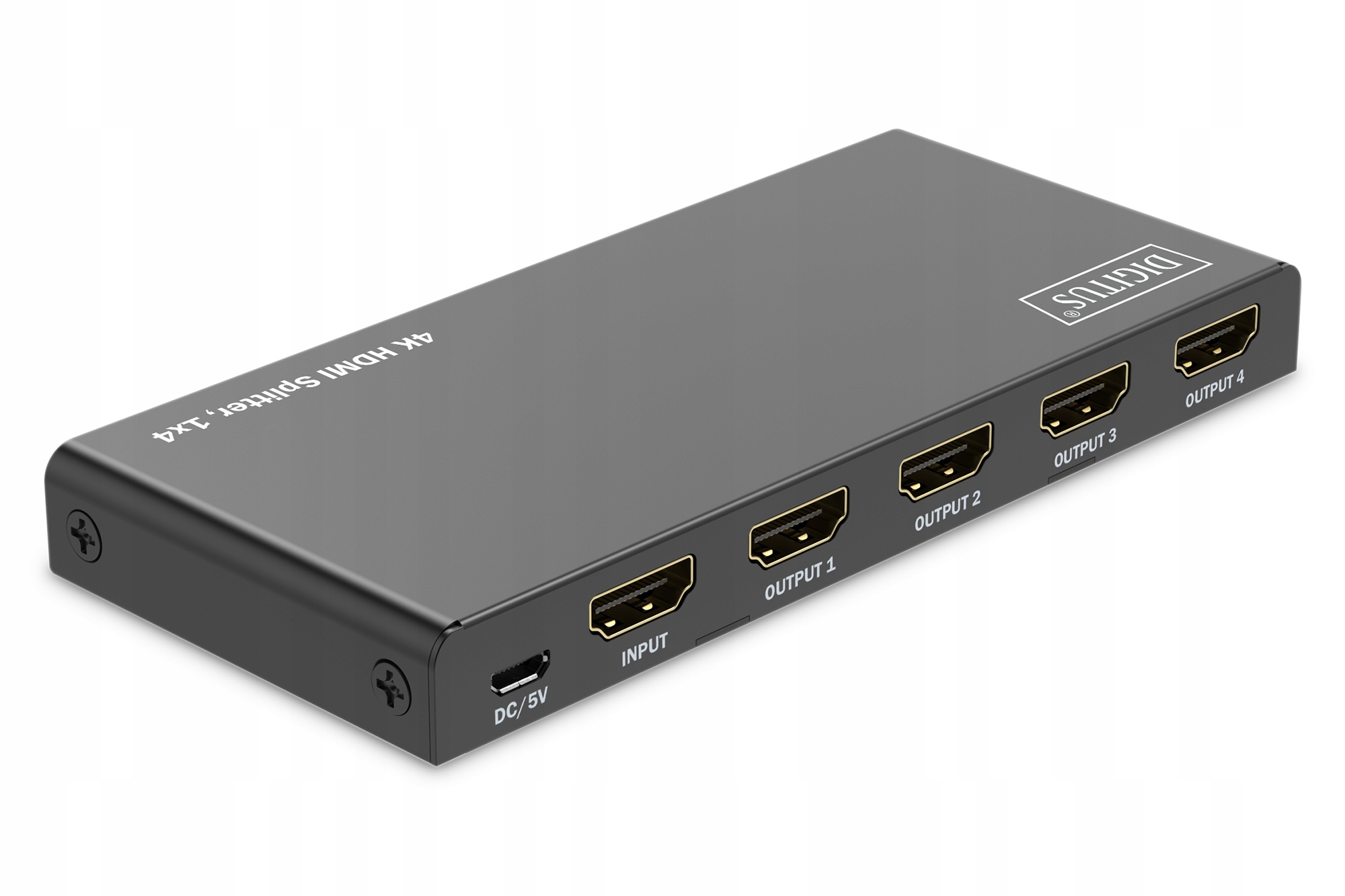 Digitus DIGITUS HDMI Splitter 1x4 4K/60Hz – Rozdzielacz sygnału audio i wideo