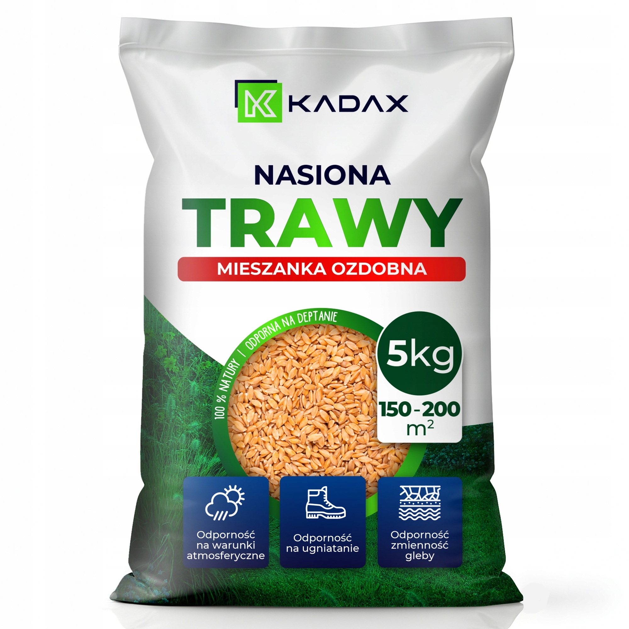 Trawa Ozdobna Nasiona Samozagęszczająca 5kg 200m² – Idealne rozwiązanie dla Twojego ogrodu