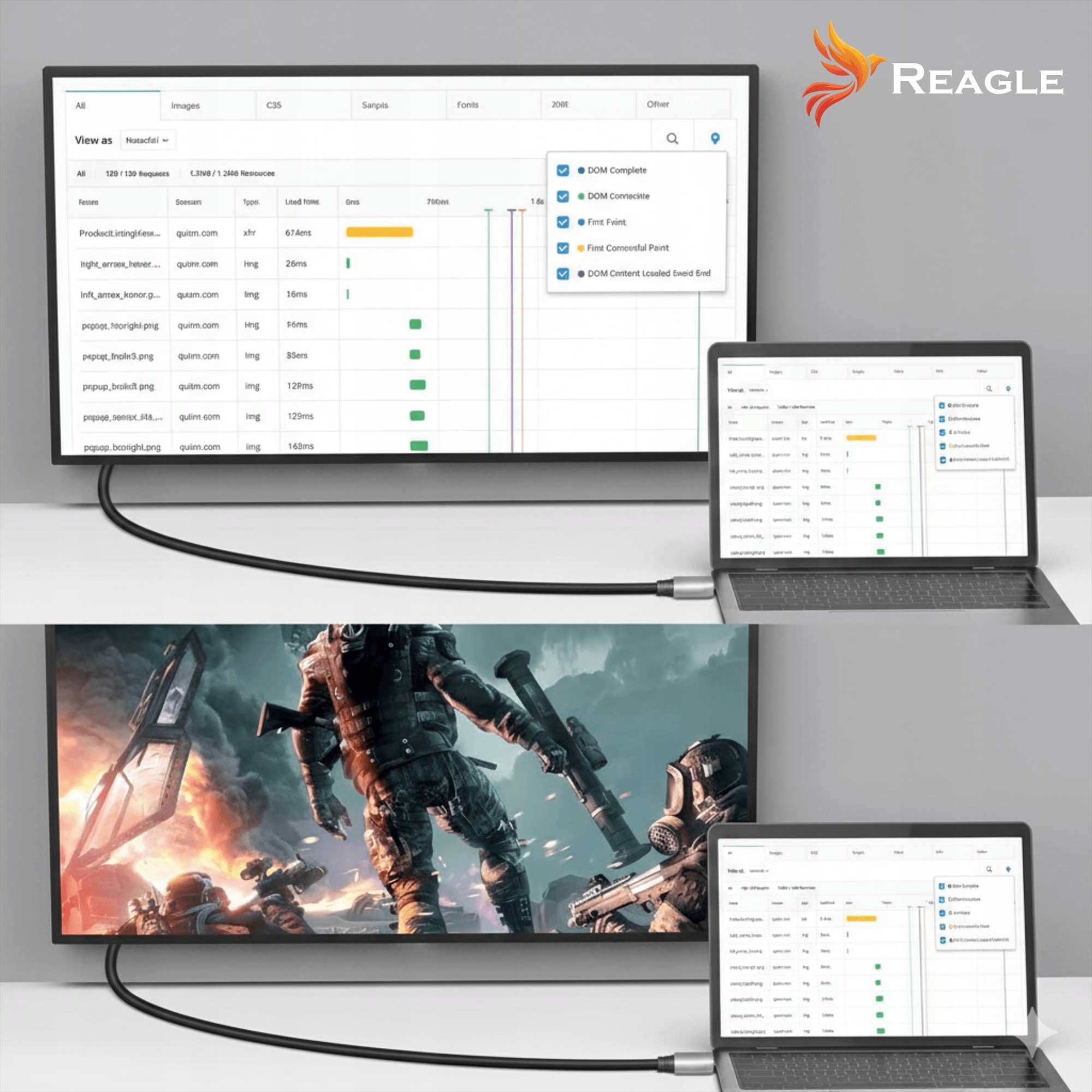 Dwa tryby wyświetlania – Mirroring i Extended Desktop