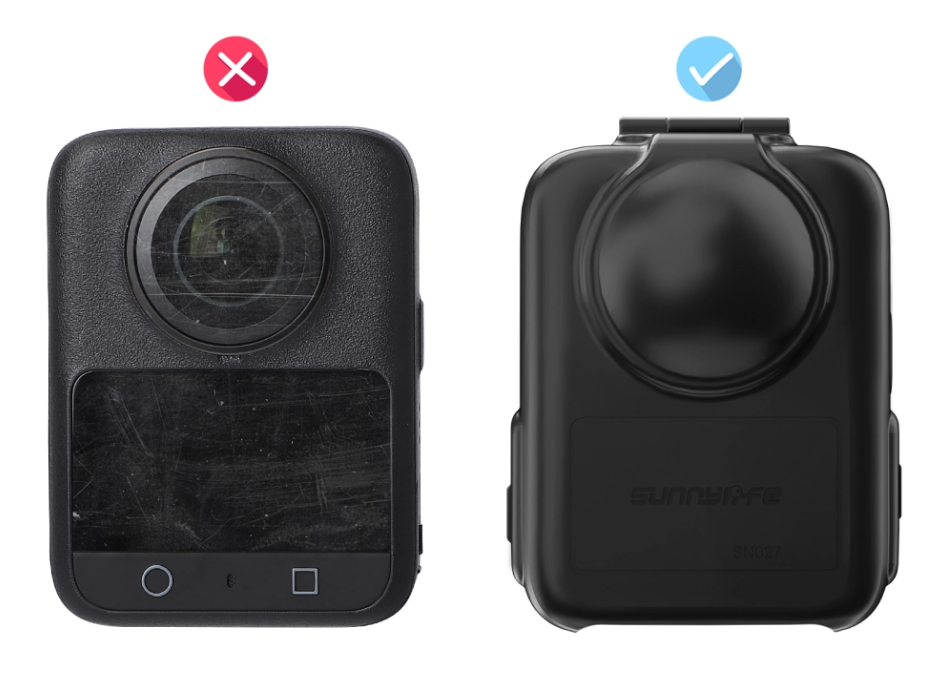 Wszechstronna ochrona obiektywu i ekranu