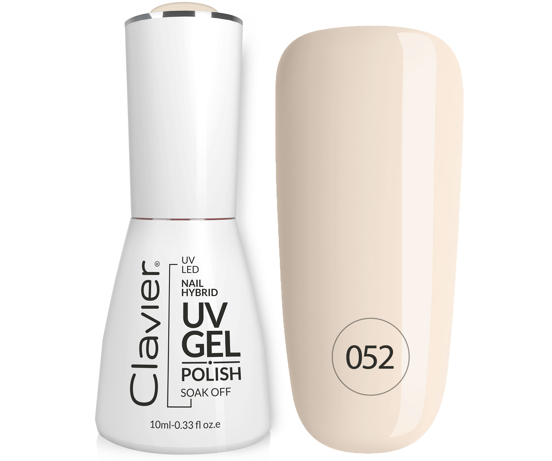 CLAVIER Nailsology Gel Polish lakier hybrydowy 052 Pastel de Leche – Idealny wybór dla Twoich paznokci