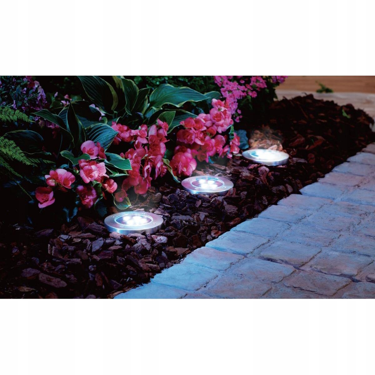 Lampa solarna 4 LED SMD do wbicia w podłoże – oświetlenie dla Twojego ogrodu