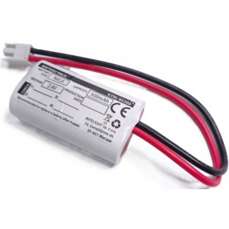 Pakiet akumatorów NiCd 2,4V 500mAh Directo 1h – Wydajna energia dla Twojego biura