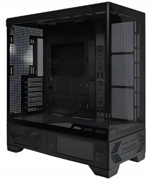 Obudowa komputerowa Valkyrie VK03 LCD Black (VK-CASE03LCD) – Nowoczesny design i funkcjonalność