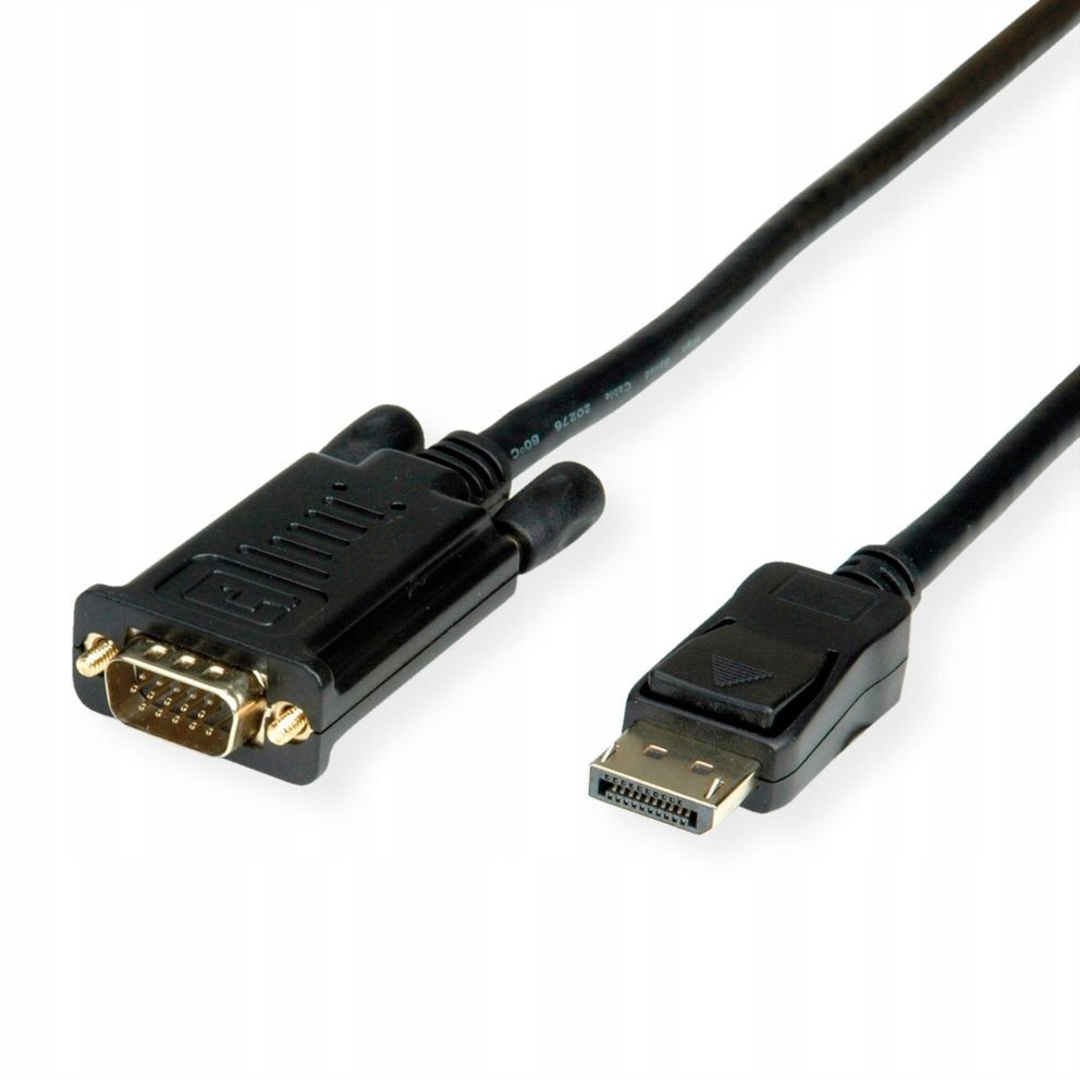 Złącza: DisplayPort Męski i VGA Męski